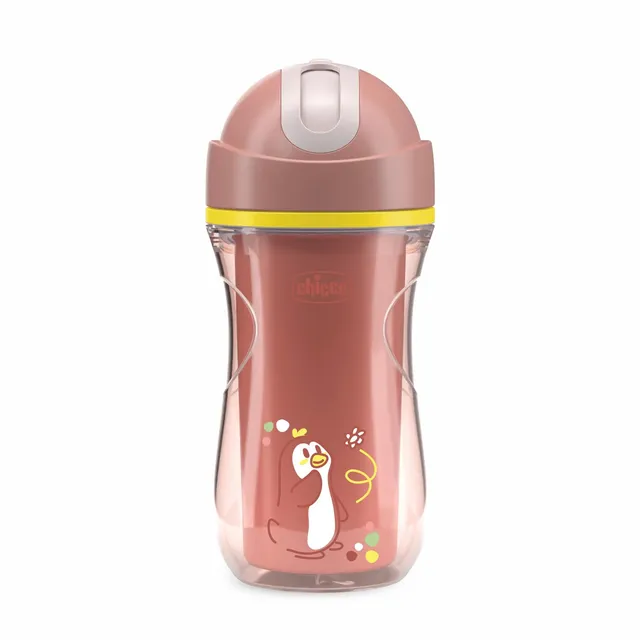 chicco-sport-cup-bicchiere-antigoccia-termico-in-silicone-con-cannuccia-morsicat image 1