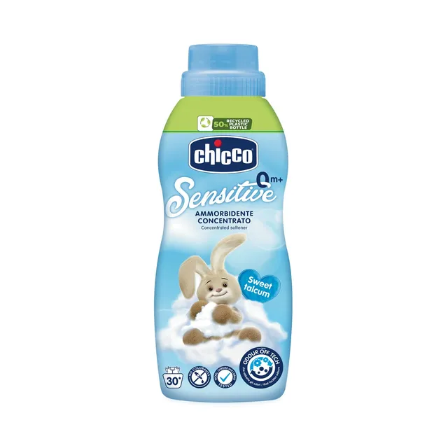 chicco-sensitive-ammorbidente-concentrato-750-ml-ipoallergenico-cuore-di-talco-0 image 1