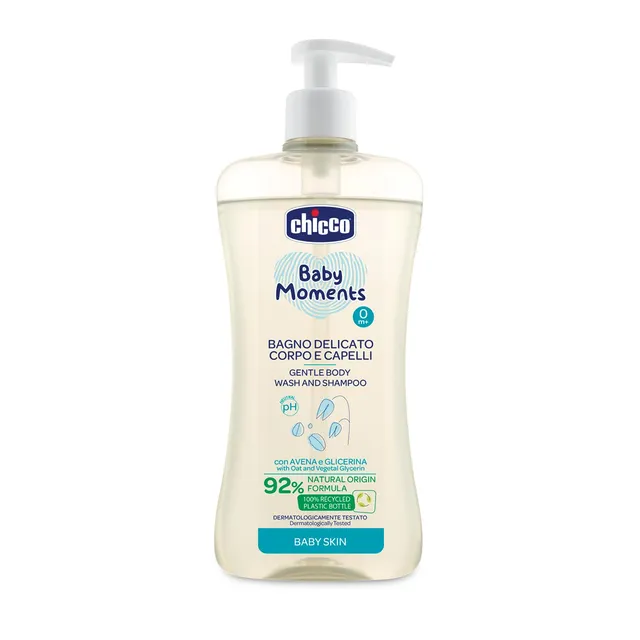 chicco-bagno-delicato-corpo-e-capelli-baby-moments-bagnoschiuma-per-bambini-con- image 1