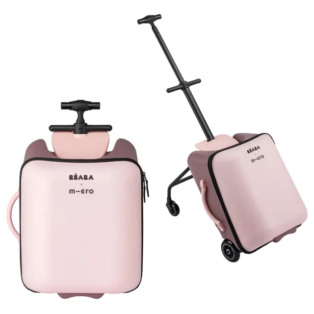 b-aba-micro-mobility-luggage-eazy-valigia-da-cabina-2-in-1-con-seduta-per-bambin image 1