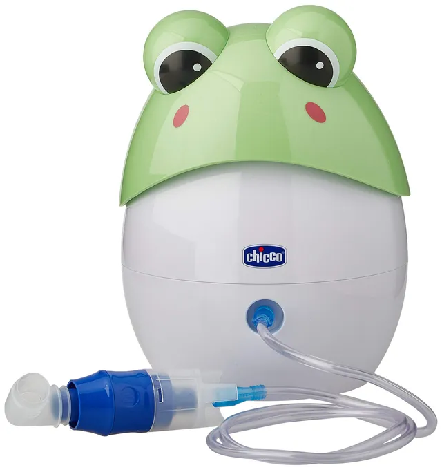 chicco-aerosol-super-soft-rana-nebulizzatore-a-pistone-portatile-per-neonati-bam image 1