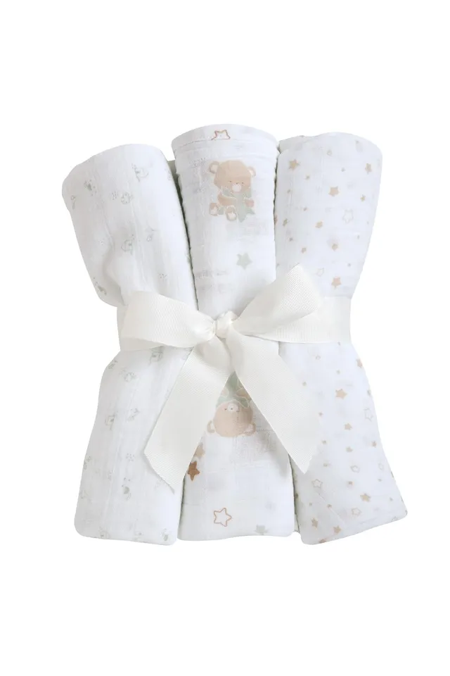chicco-bimbo-0-24-set-di-3-mussole-in-cotone-leggero-per-neonato-lavabili-in-lav image 1