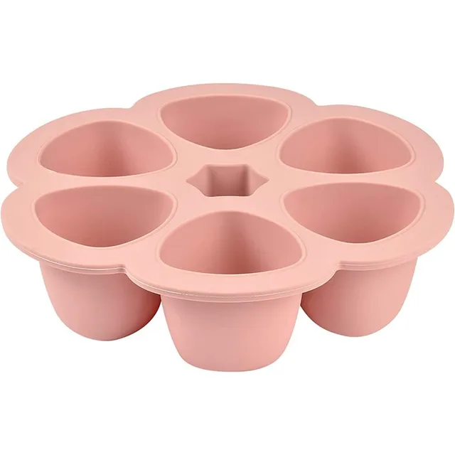 b-aba-vasetti-multipli-in-silicone-6-x-90-ml-contenitori-pappe-freezer-forno-e-m image 1