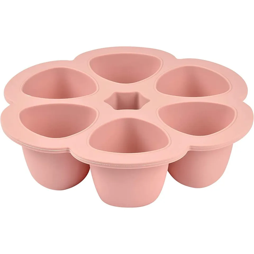 b-aba-vasetti-multipli-in-silicone-6-x-90-ml-contenitori-pappe-freezer-forno-e-m image 1