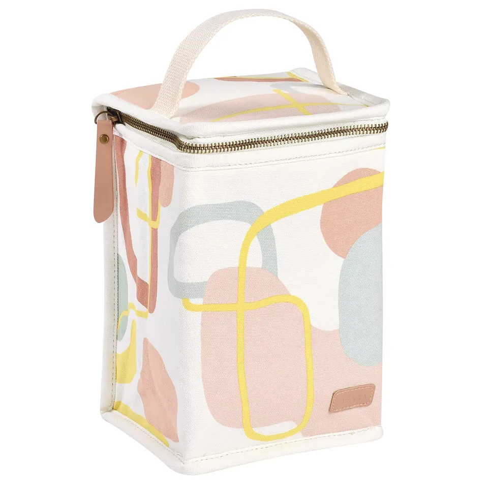b-aba-borsa-termica-porta-pasto-art-line-borsa-isotermica-capiente-con-tasca-per image 1