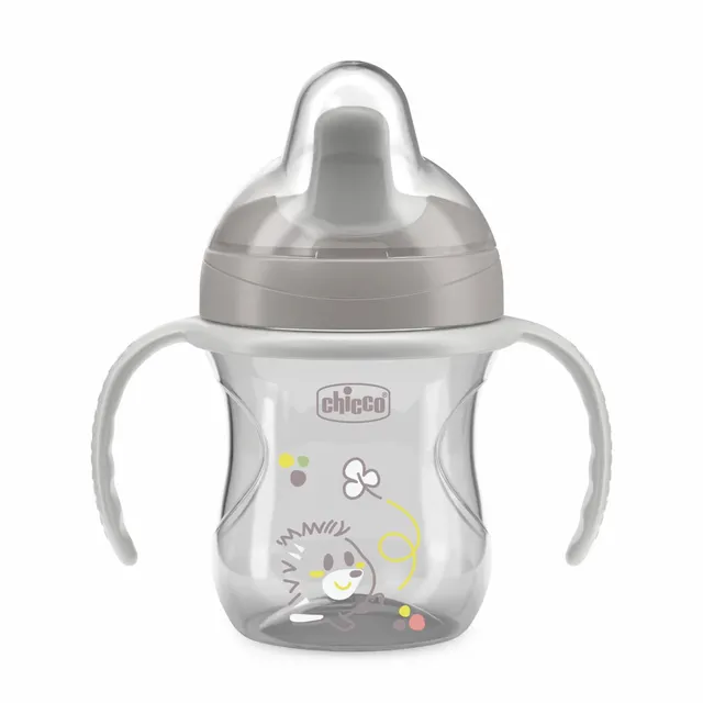 chicco-training-cup-bicchiere-antigoccia-per-imparare-a-bere-con-beccuccio-semi- image 1