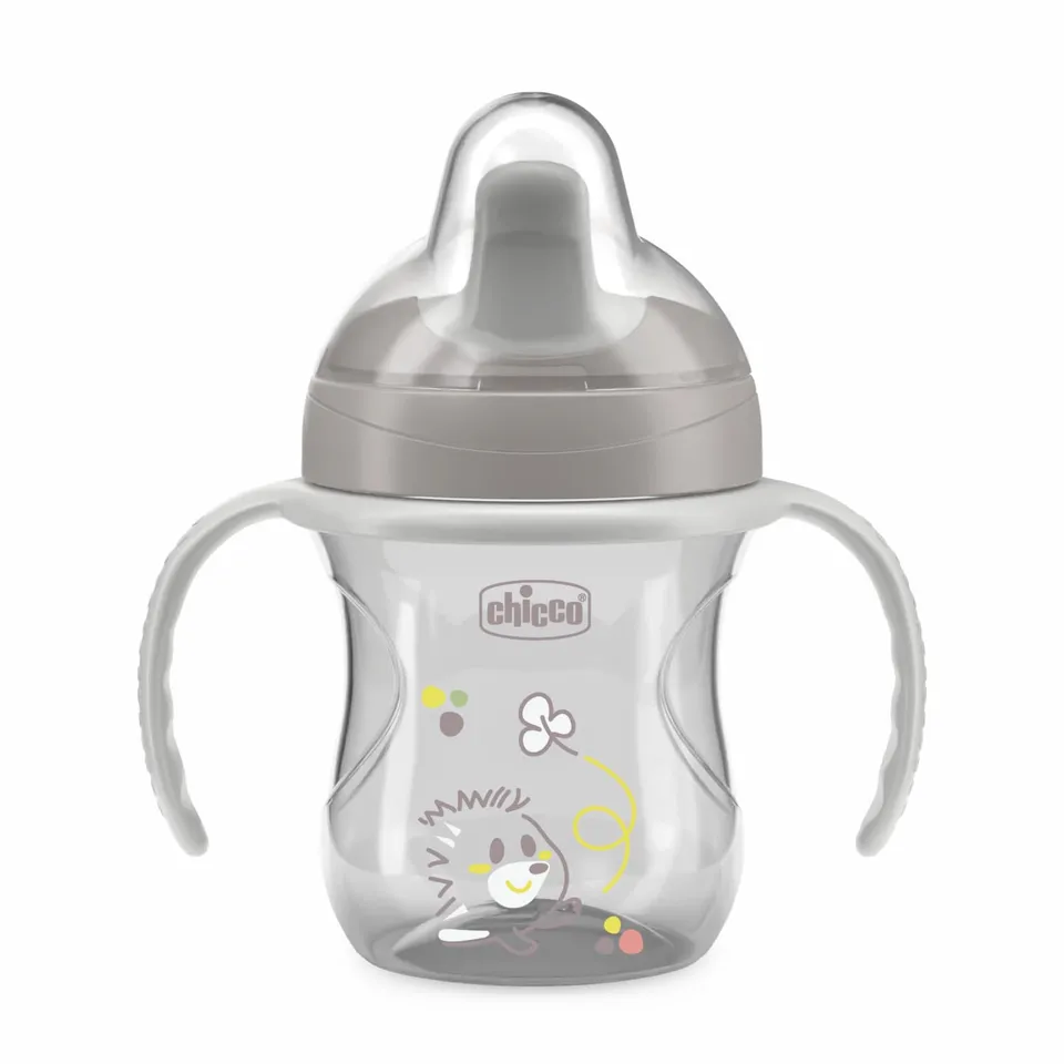 chicco-training-cup-bicchiere-antigoccia-per-imparare-a-bere-con-beccuccio-semi- image 1