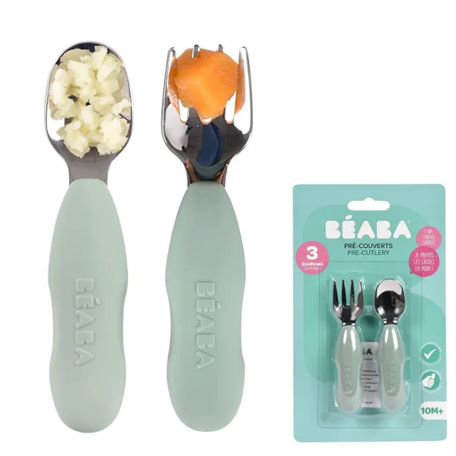 b-aba-set-2-posate-pre-coperti-in-acciaio-inox-e-silicone-impugnatura-ergonomica image 1