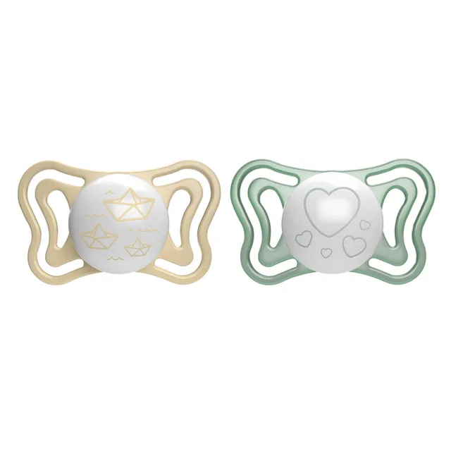 chicco-physioforma-light-lumi-succhietto-luminescente-al-buio-2-6-mesi-tettarell image 1
