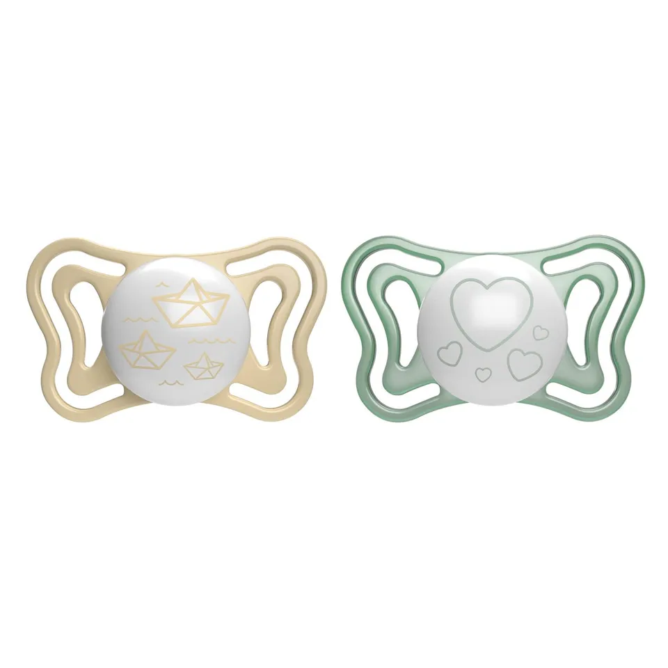 chicco-physioforma-light-lumi-succhietto-luminescente-al-buio-2-6-mesi-tettarell image 1