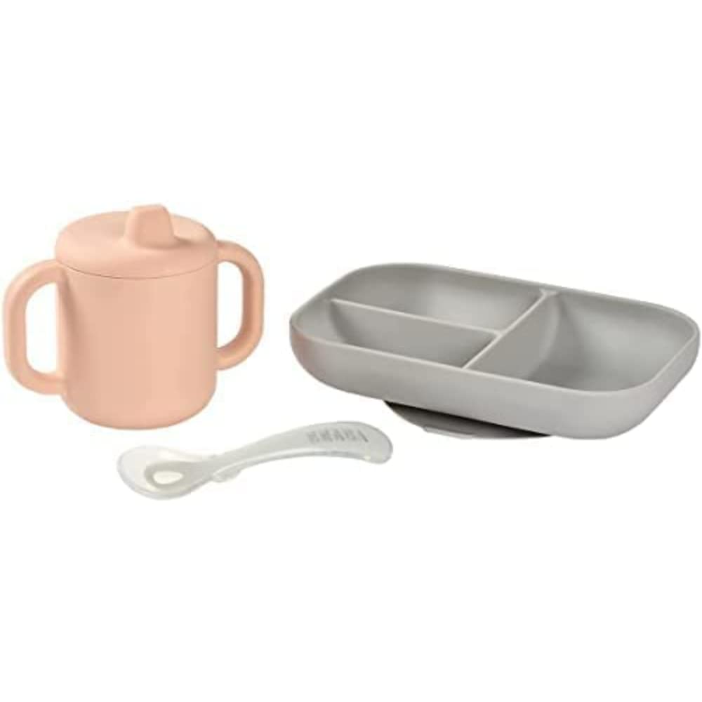b-aba-set-pasti-in-silicone-3-pezzi-piatto-diviso-con-ventosa-tazza-con-beccucci image 7