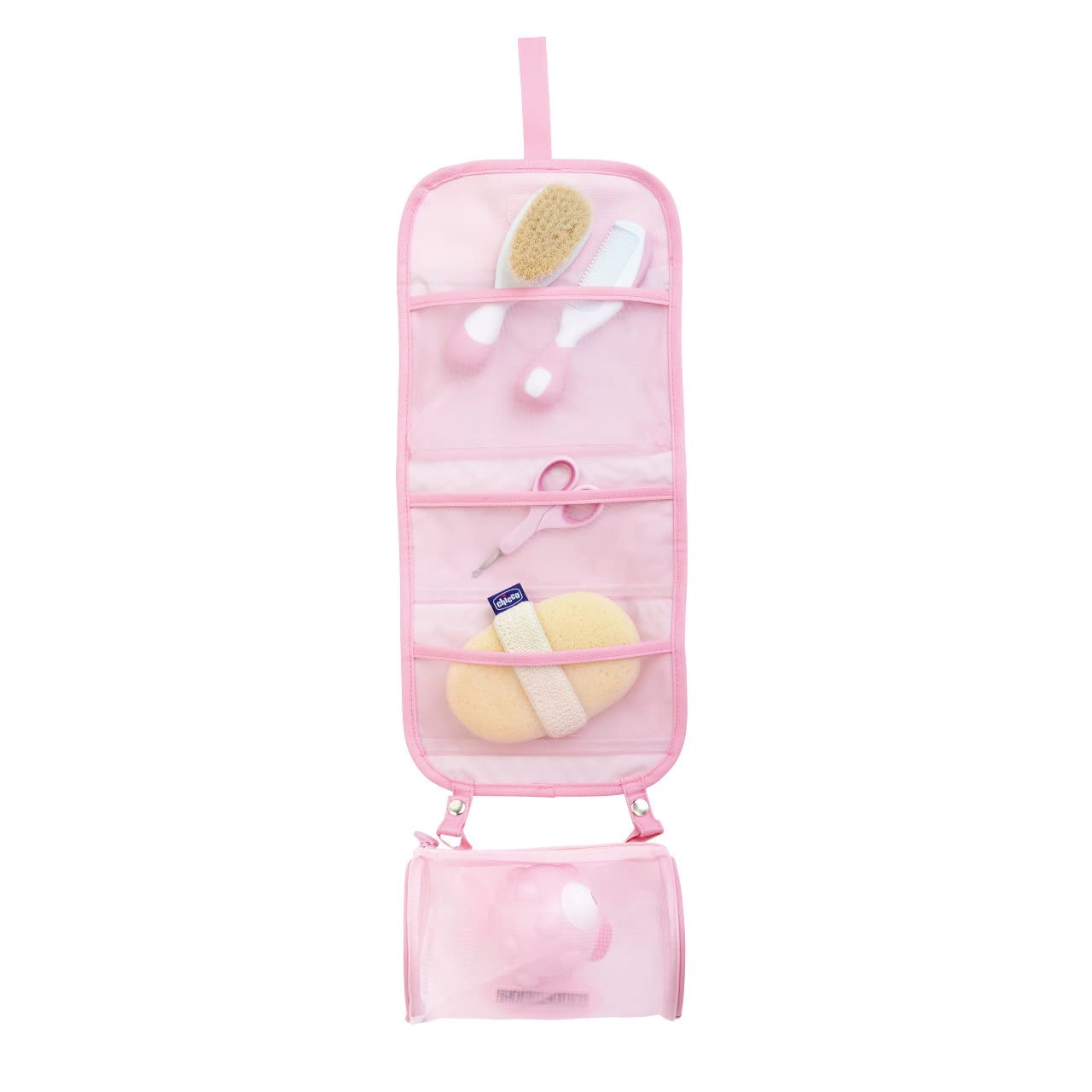 chicco-my-first-beauty-set-bagnetto-neonato-con-pettine-spazzola-termometro-guan image 2