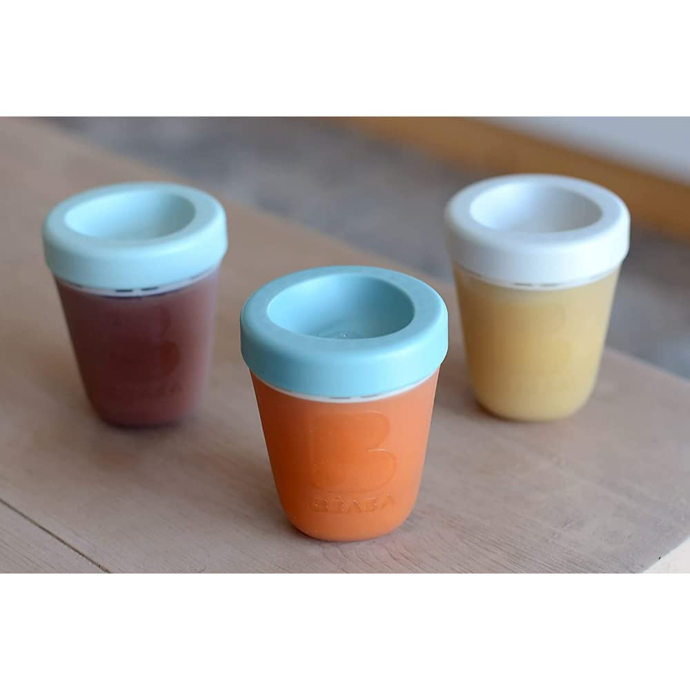 b-aba-set-3-vasetti-in-silicone-per-pappa-200-ml-100-ermetici-congelabili-microo image 8
