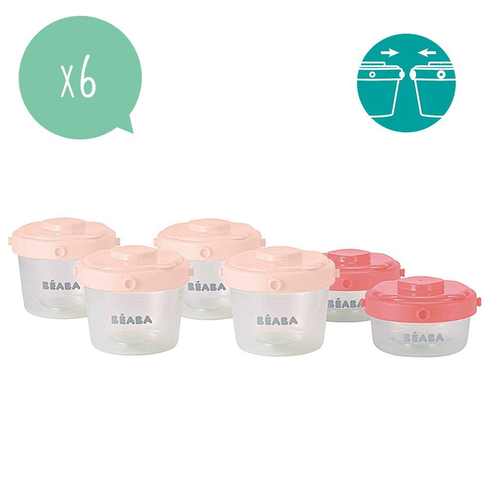 b-aba-set-6-vasetti-per-conservazione-pappe-impilabili-ermetici-con-chiusura-a-s image 2