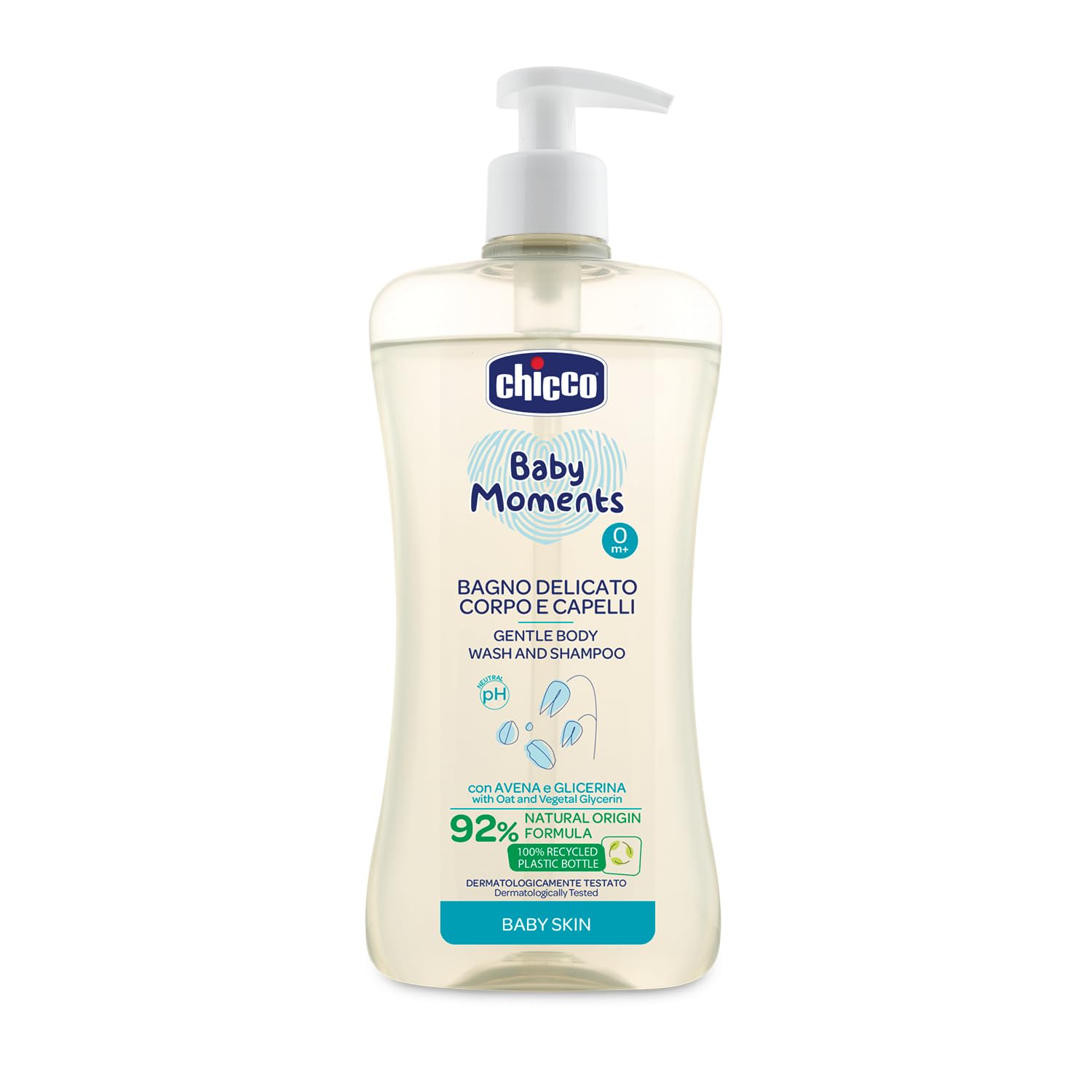 chicco-bagno-delicato-corpo-e-capelli-baby-moments-bagnoschiuma-per-bambini-con- image 1