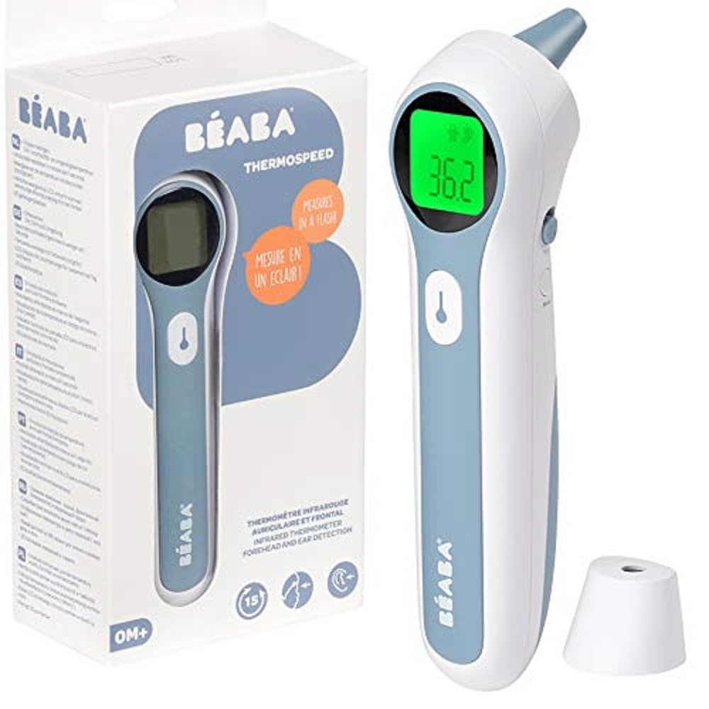 b-aba-thermospeed-termometro-febbre-infrarossi-digitale-3-in-1-frontale-auricola image 1