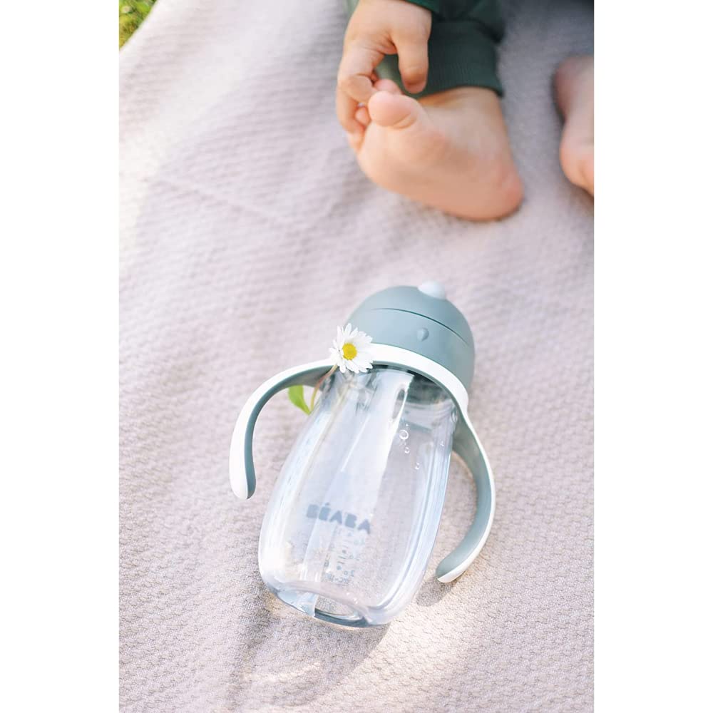 b-aba-biberon-tazza-di-apprendimento-2-in-1-con-cannuccia-100-a-tenuta-con-salva image 5