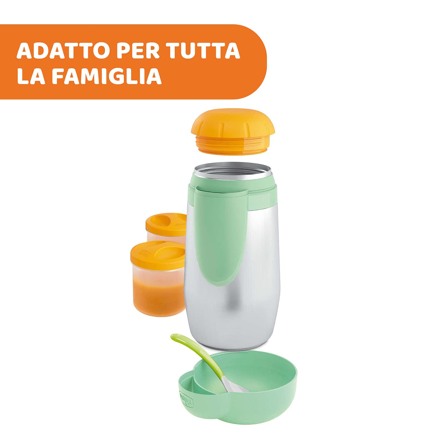 chicco-portapappa-termico-in-acciaio-inossidabile-con-2-contenitori-da-250-ml-ta image 4