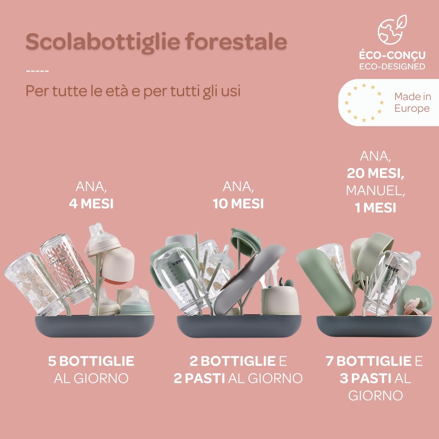 b-aba-scolabiberon-e-asciugabiberon-modulare-fino-a-6-biberon-con-vaso-accessori image 6