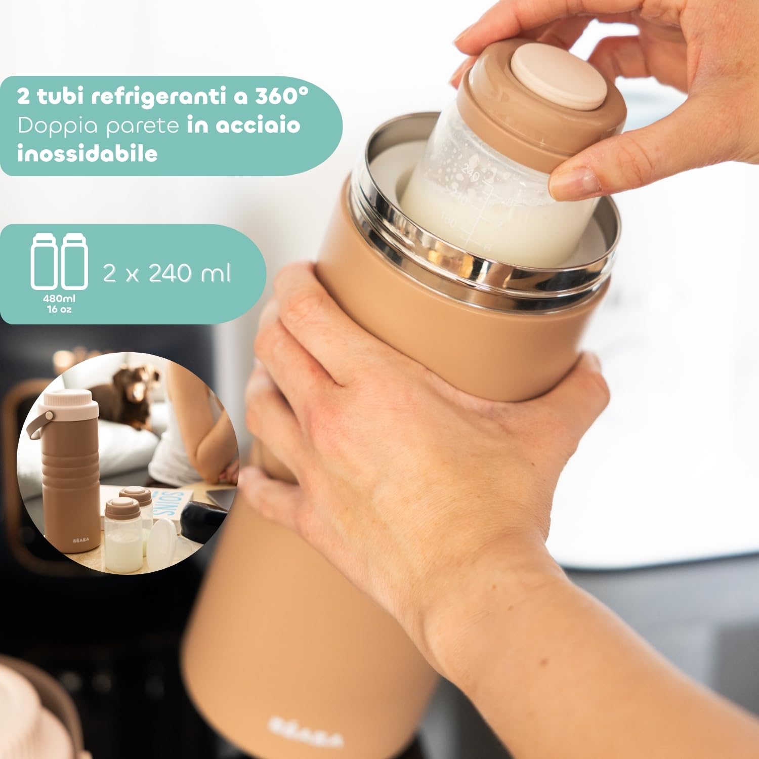 b-aba-milk-cooler-refrigeratore-nomade-per-latte-materno-480-ml-2-x-240-ml-con-c image 4