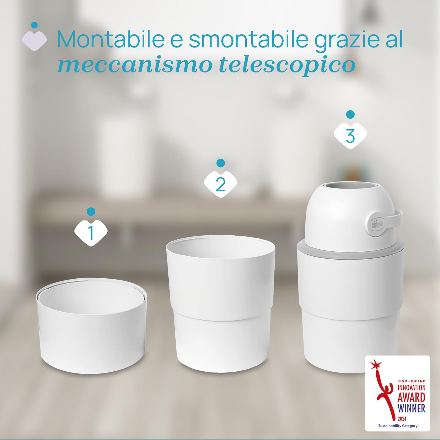 chicco-mangiapannolini-telescopico-compatto-anti-odori-cestino-pieghevole-per-sm image 4