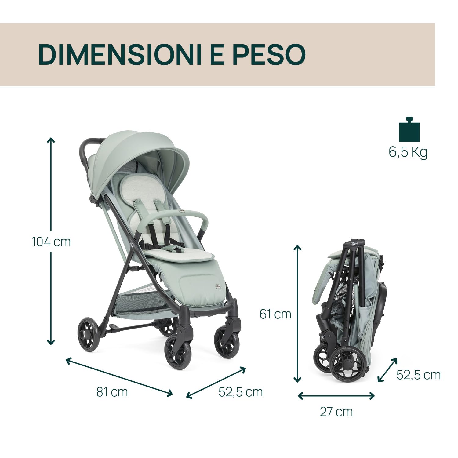 chicco-taormina-passeggino-leggero-da-0-mesi-a-22-kg-chiusura-smart-compatta-cap image 2