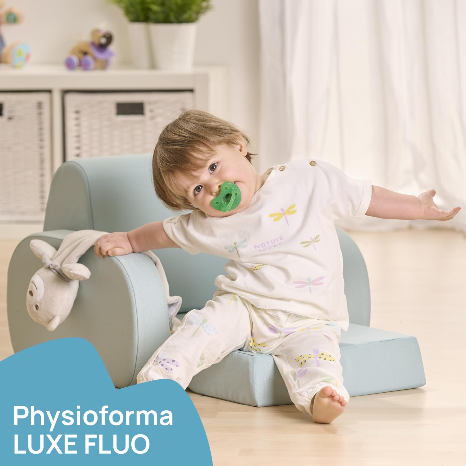 chicco-physioforma-gommotto-luxe-fluo-ciuccio-in-silicone-completamente-morbido- image 2