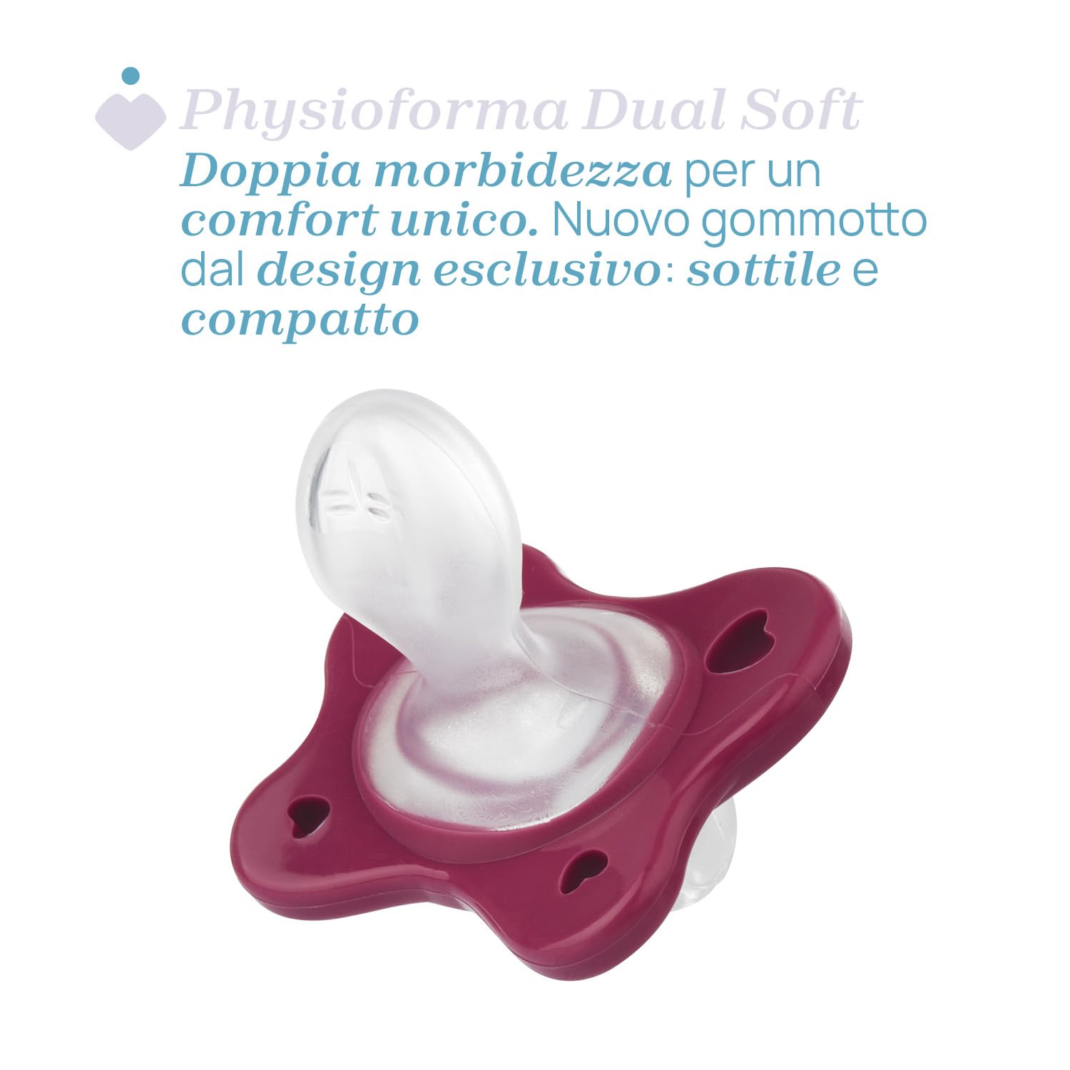 chicco-gommotto-dual-soft-ciuccio-in-silicone-6-16-mesi-bicolore-con-physioforma image 3