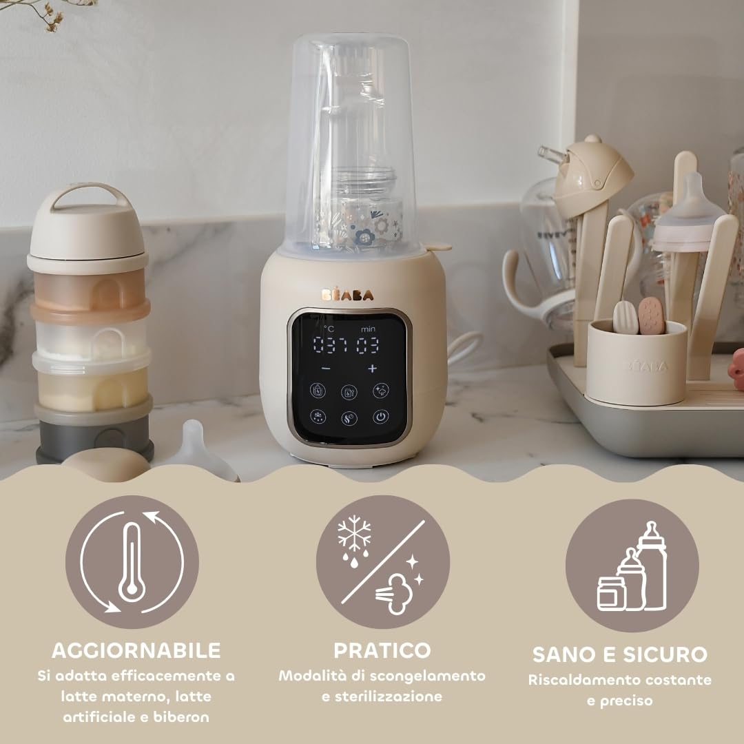 b-aba-scaldabiberon-sterilizzatore-multi-milk-5-modalit-multifunzione-bagnomaria image 4