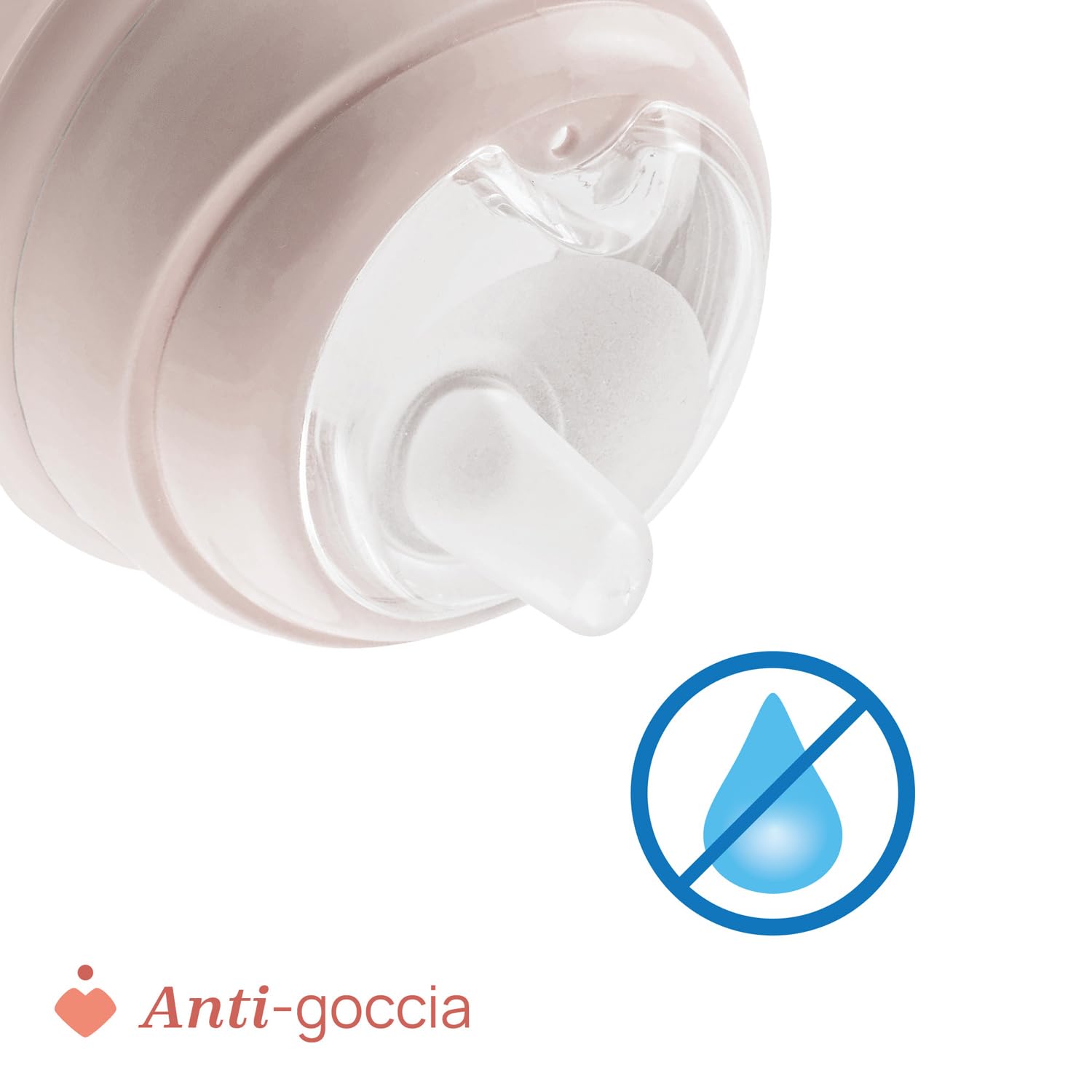 chicco-transition-cup-bicchiere-antigoccia-200-ml-rosa-4-mesi-beccuccio-ergonomi image 5