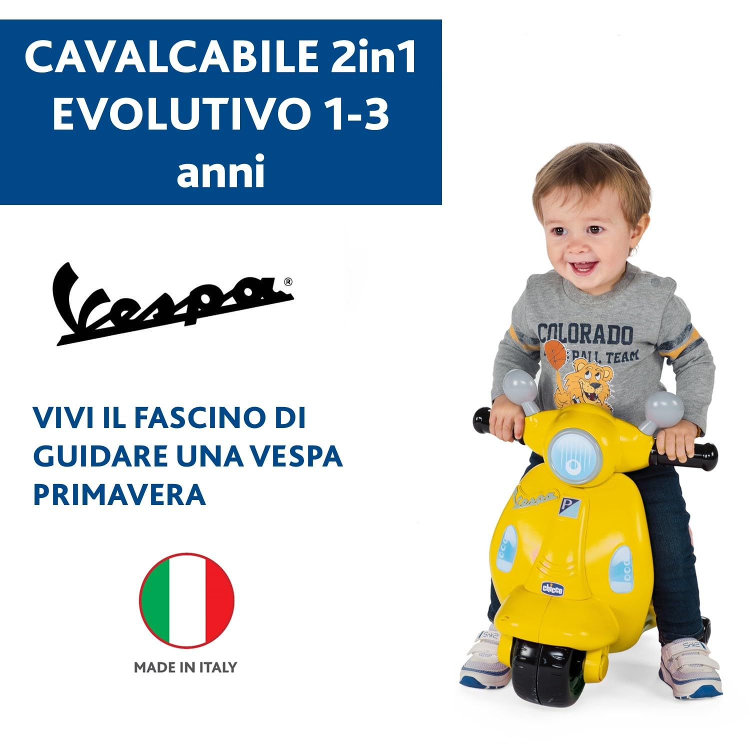 chicco-vespa-primavera-cavalcabile-per-bambini-con-pannello-elettronico-luci-e-s image 3