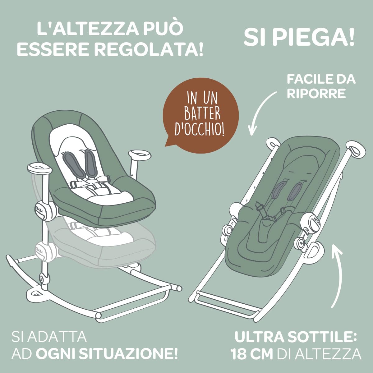 b-aba-sdraietta-up-down-plus-pieghevole-con-riduttore-nascita-4-altezze-e-3-recl image 5