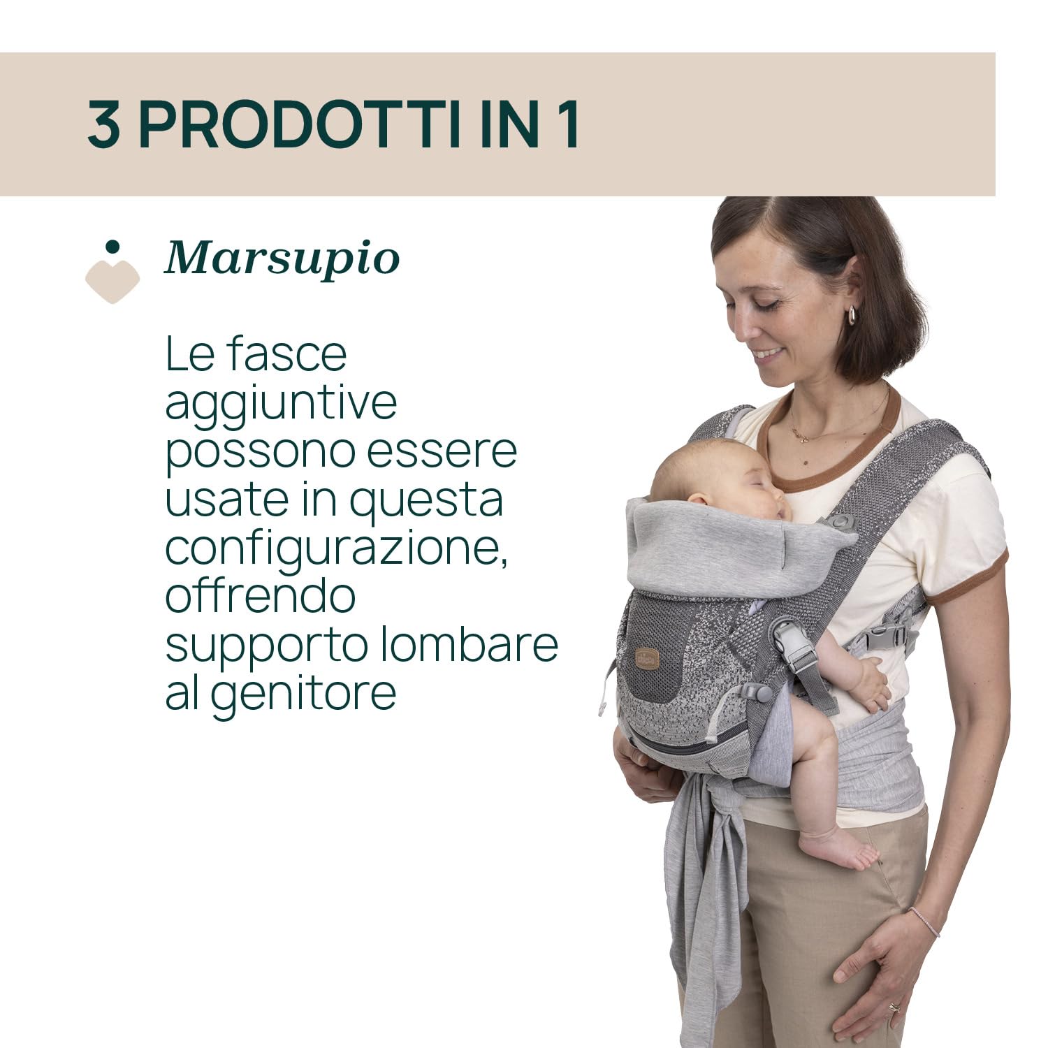 chicco-airy-hip-fit-marsupio-ergonomico-3-in-1-con-tessuto-traspirante-3d-flykni image 3