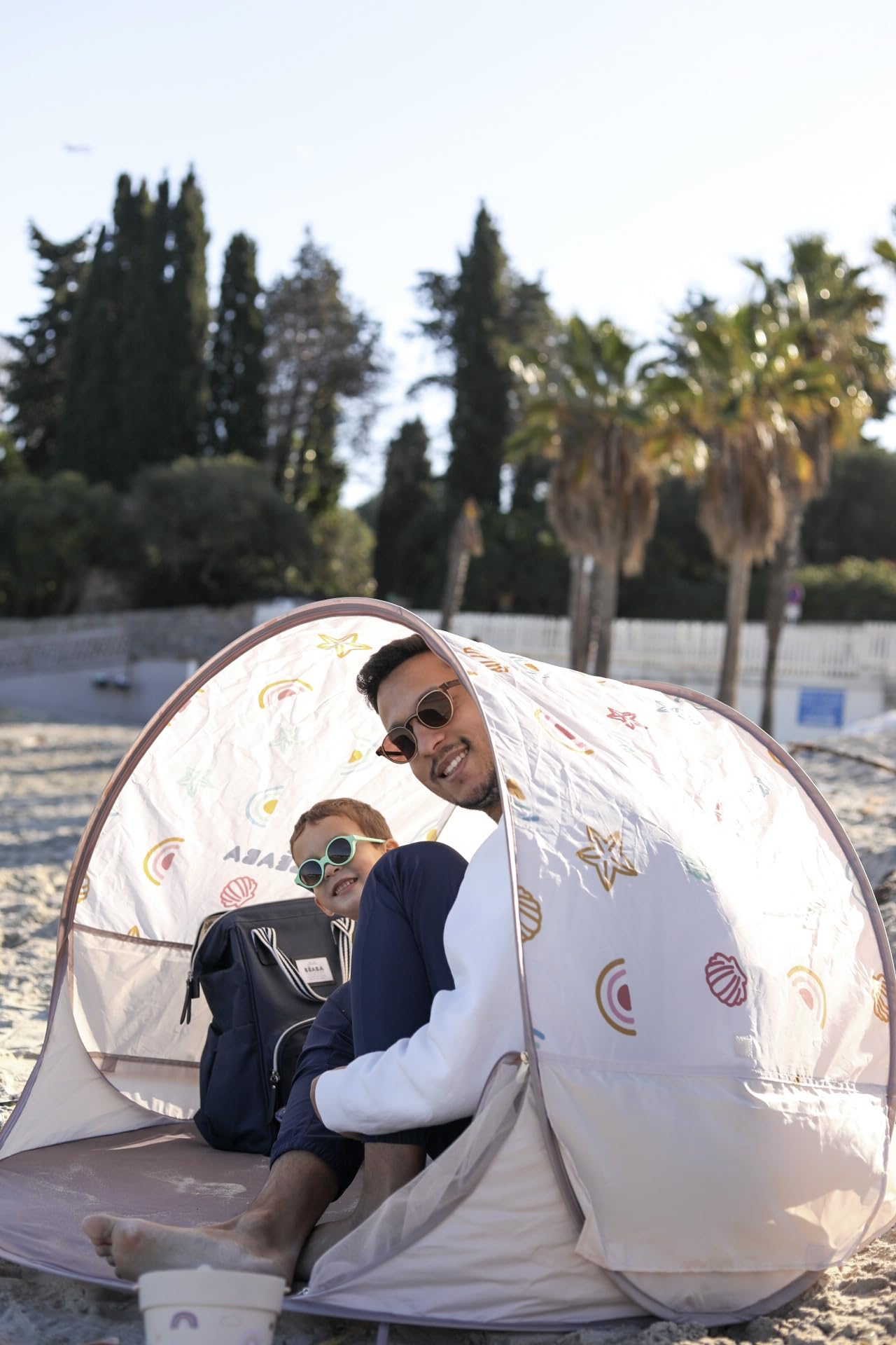 b-aba-breezy-tenda-pop-up-da-spiaggia-per-bambini-anti-uv-upf50-con-zanzariera-e image 5