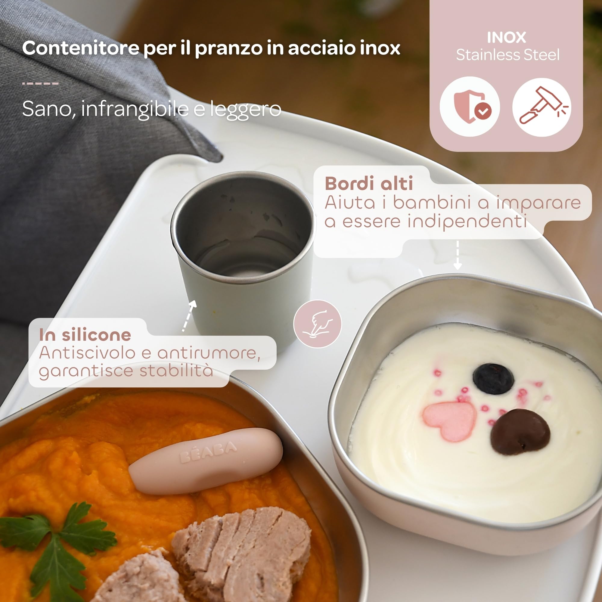 b-aba-set-pappa-inox-3-pezzi-barbapap-bicchiere-2-piatti-bambino-in-acciaio-inos image 4