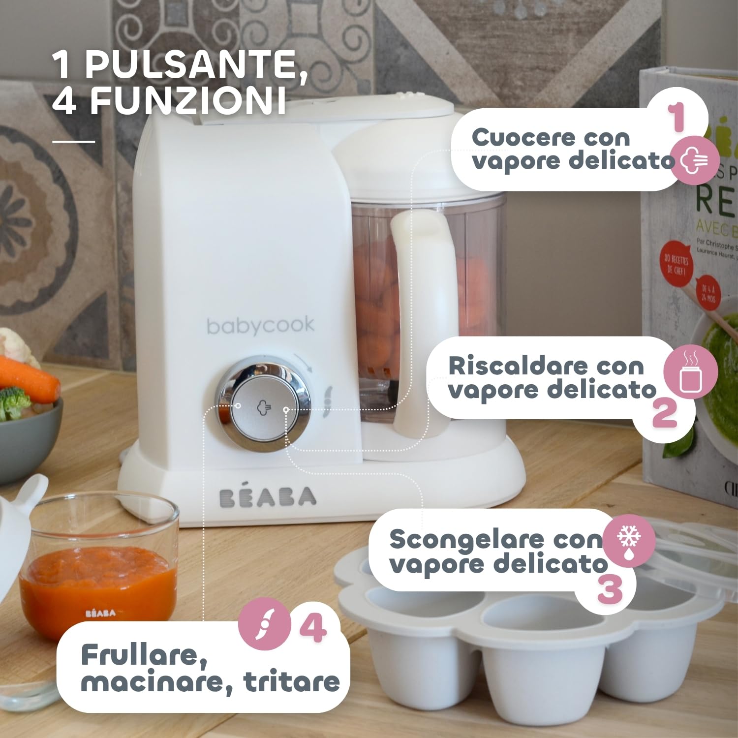b-aba-babycook-solo-robot-da-cucina-per-bambini-4-in-1-vapore-frulla-scongela-ri image 3