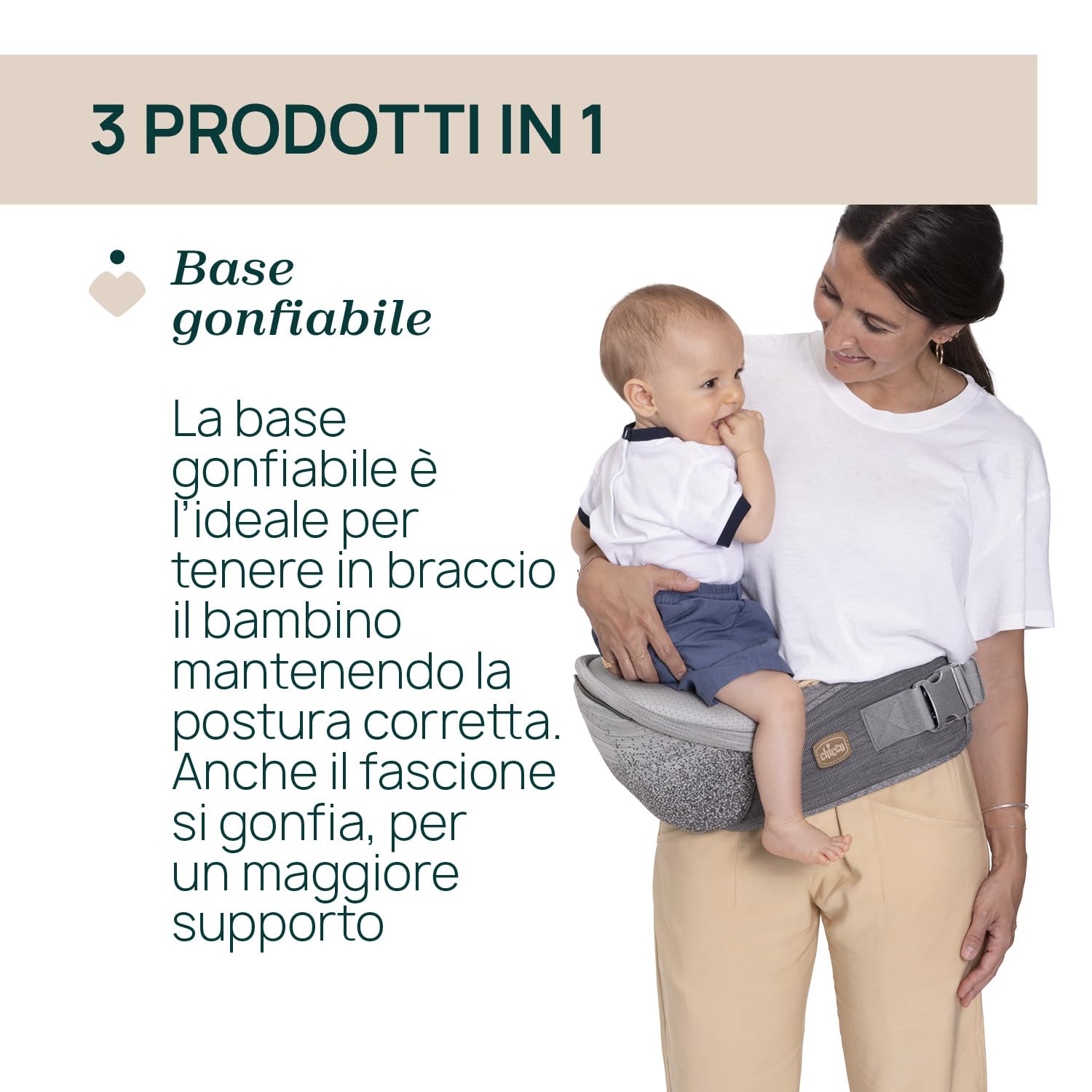 chicco-airy-hip-fit-marsupio-ergonomico-3-in-1-con-tessuto-traspirante-3d-flykni image 4