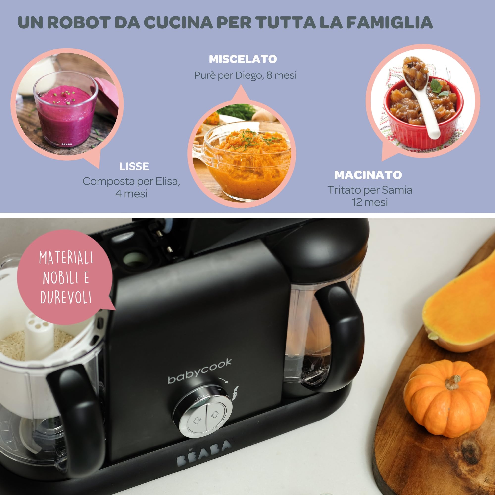 b-aba-babycook-duo-robot-cuocipappa-omogeneizzatore-4-in-1-vapore-in-15-minuti-d image 4