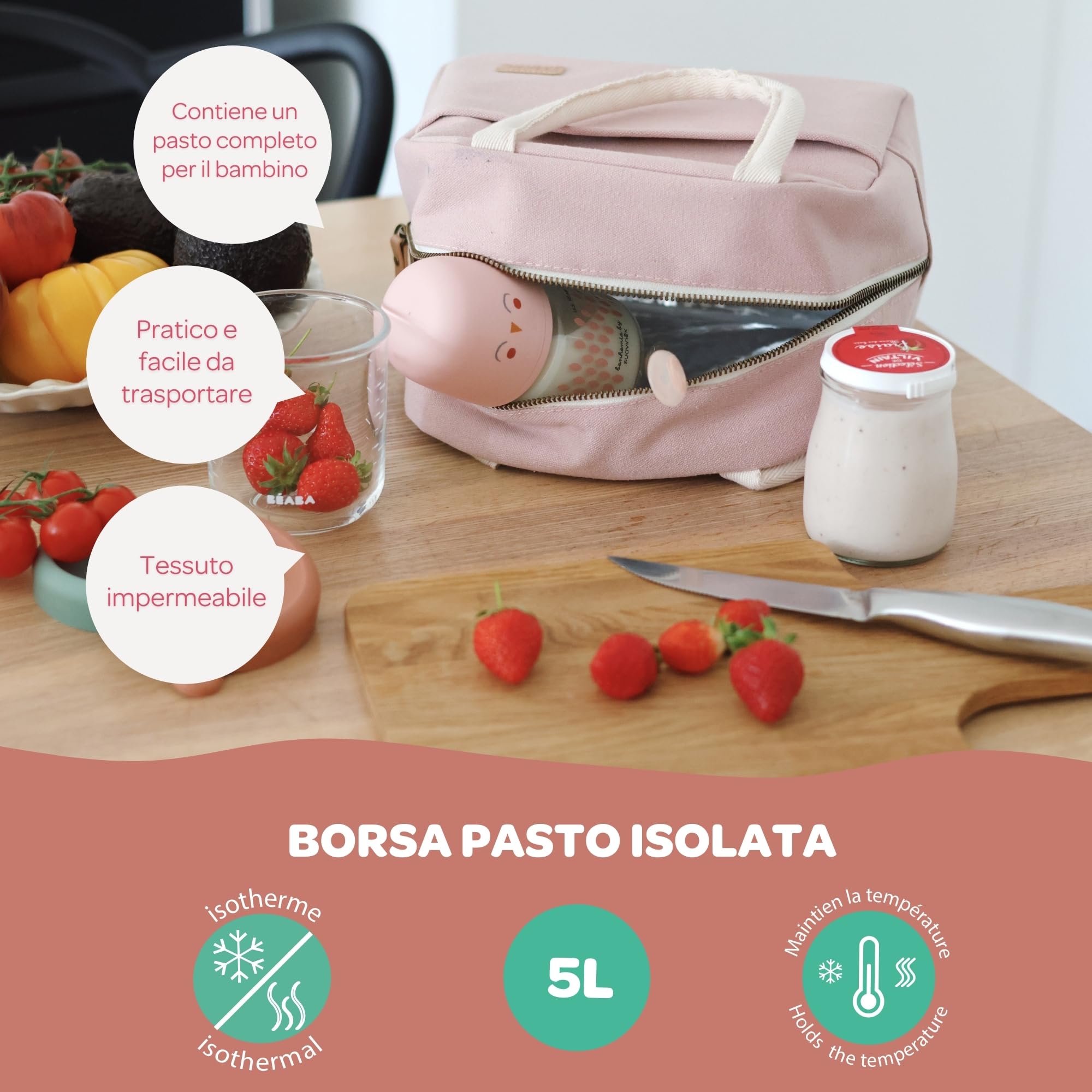 b-aba-borsa-termica-pappa-bambino-5l-isotermica-lunchbox-porta-pranzo-con-tessut image 3