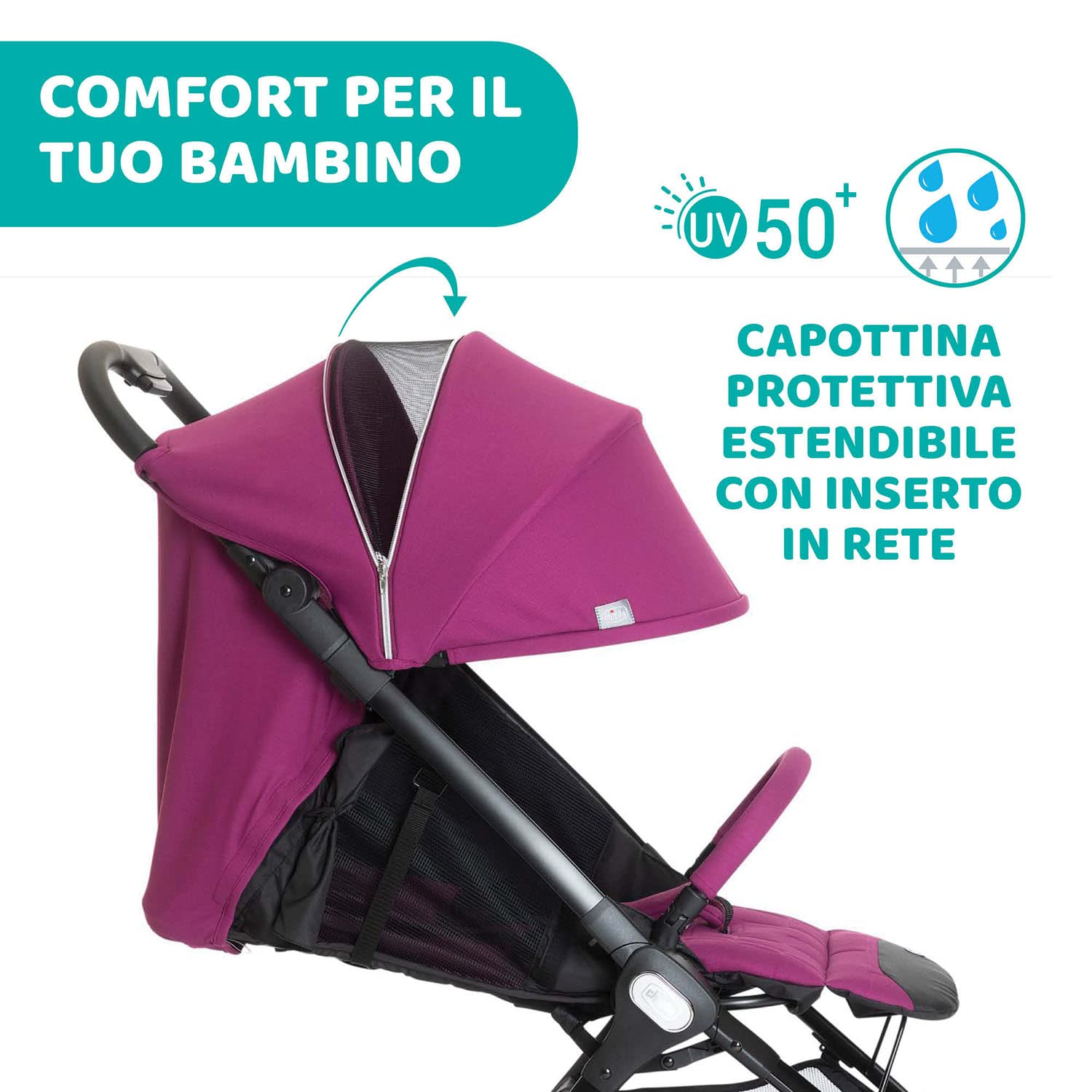 chicco-we-passeggino-leggero-5-5-kg-da-0-mesi-a-22-kg-reclinabile-chiusura-con-u image 8