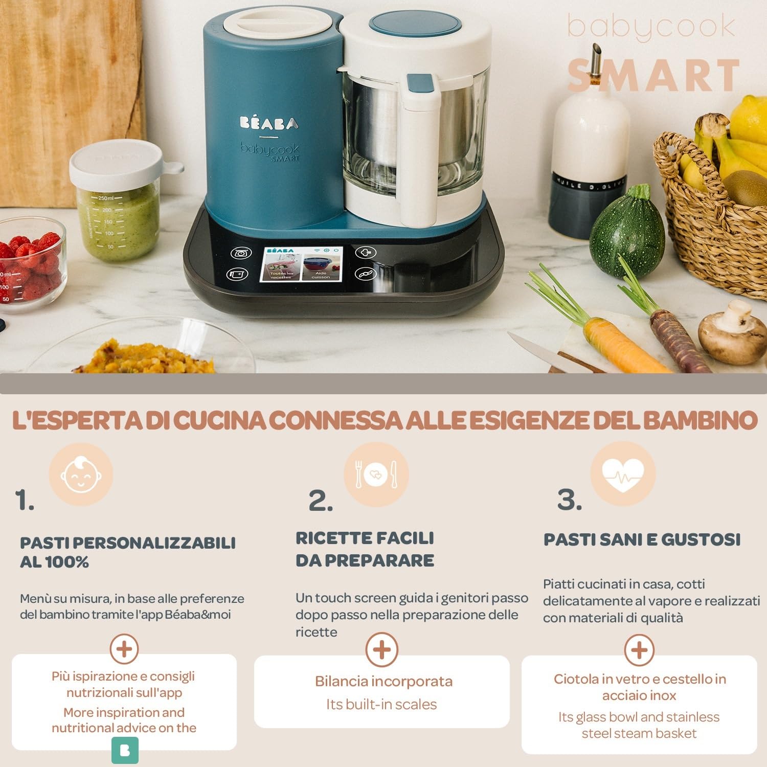 b-aba-babycook-smart-robot-cuoci-pappa-connesso-4-in-1-con-bilancia-integrata-ci image 4