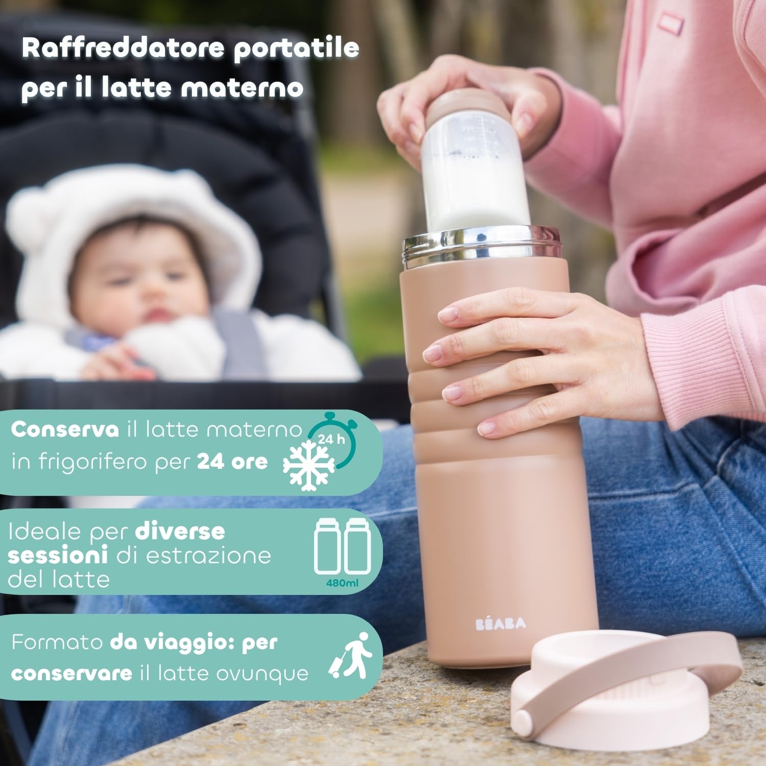 b-aba-milk-cooler-refrigeratore-nomade-per-latte-materno-480-ml-2-x-240-ml-con-c image 3