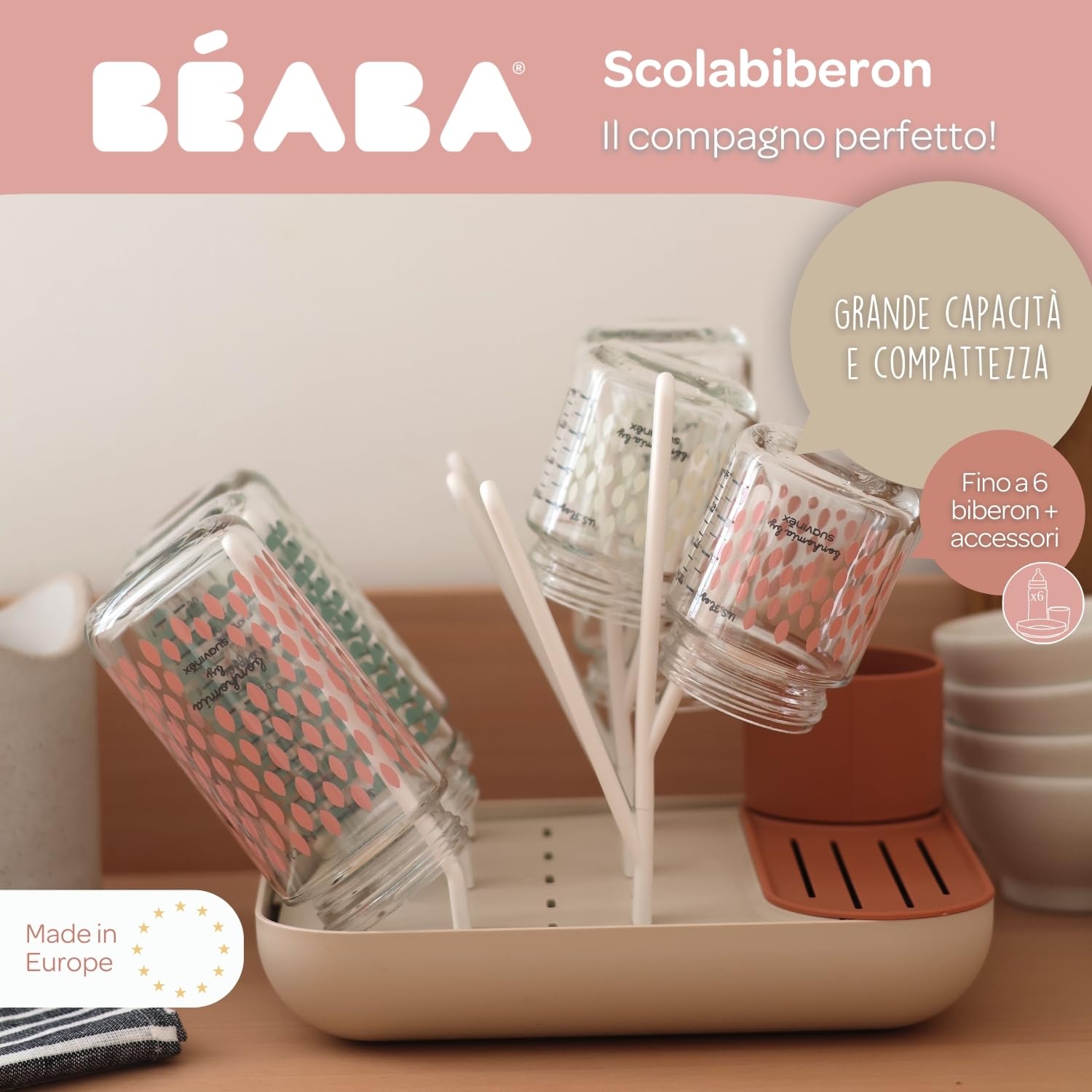 b-aba-scolabiberon-e-asciugabiberon-modulare-fino-a-6-biberon-con-vaso-accessori image 3