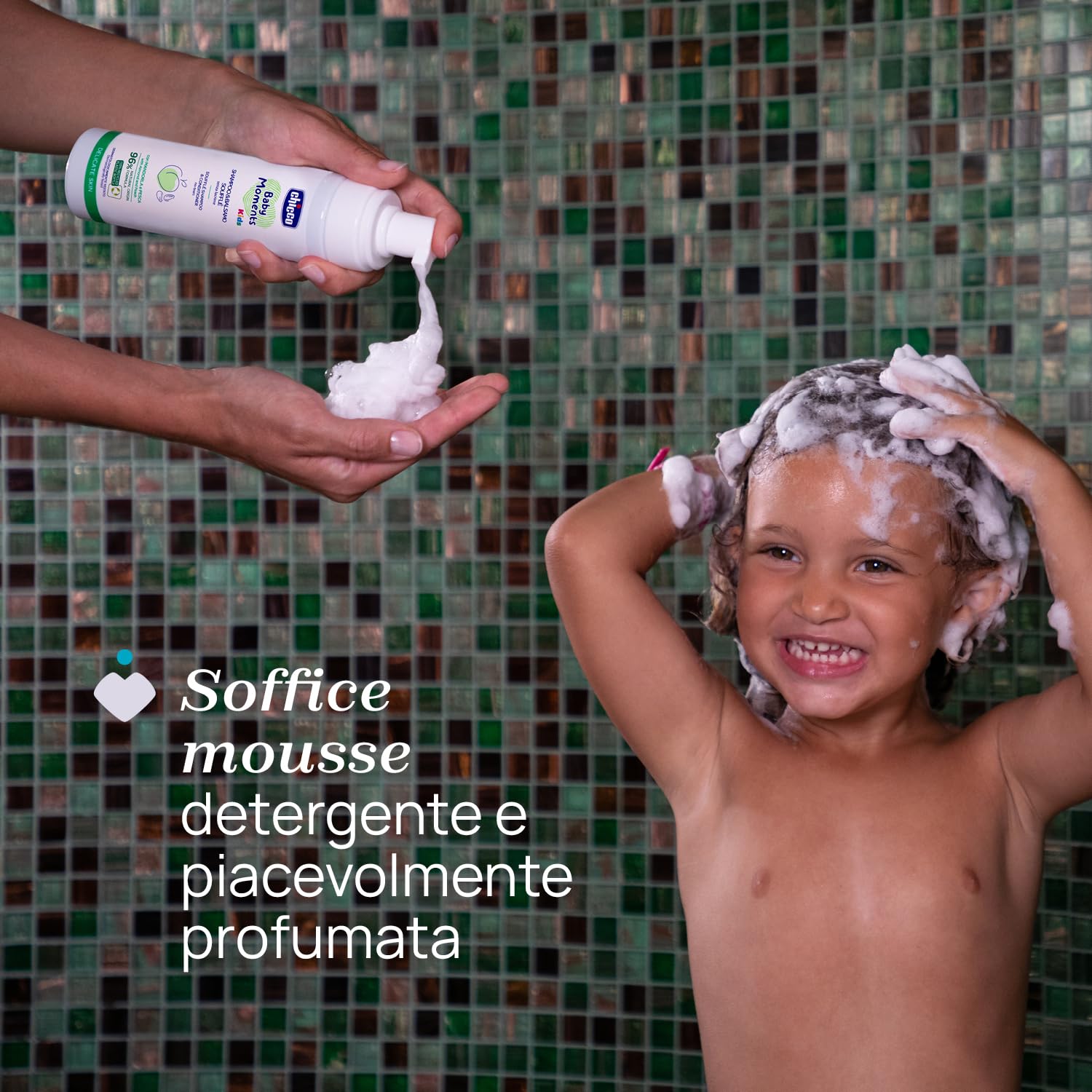 chicco-shampoo-balsamo-souffl-150-ml-mousse-2-in-1-per-bambini-con-estratto-di-m image 2