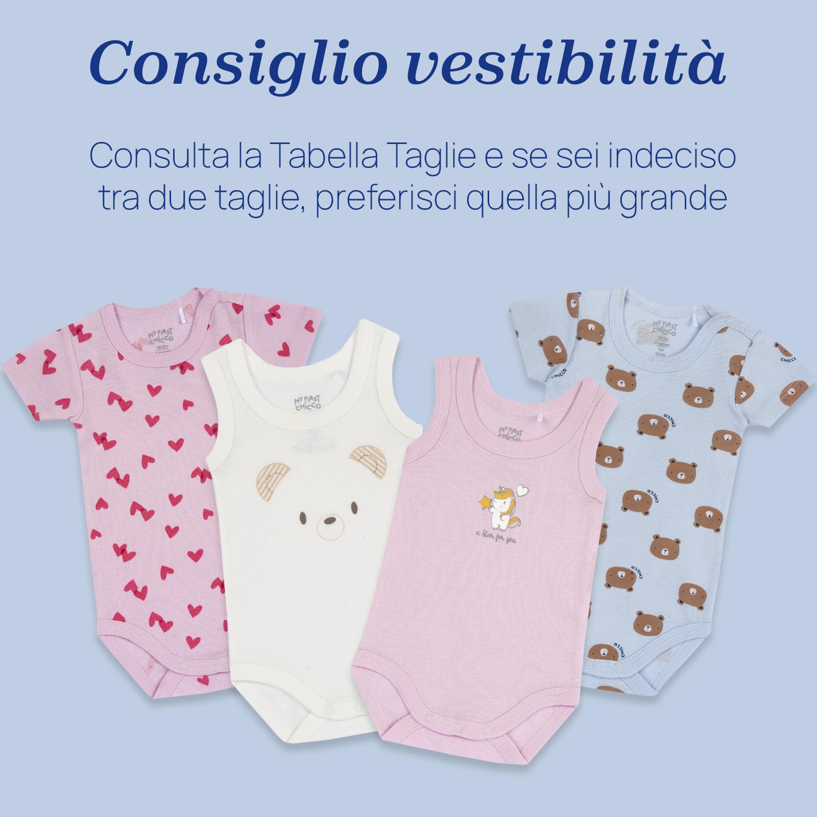 chicco-set-5-body-a-maniche-corto-neonato-e-neonata-100-cotone-unisex-0-24-mesi- image 6