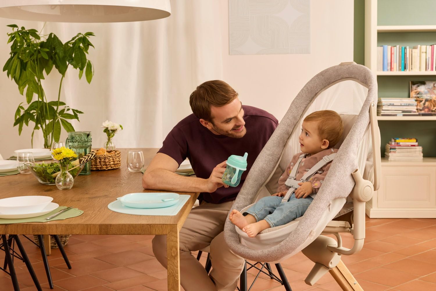 chicco-baby-hug-4-in-1-armonia-culla-sdraietta-seggiolone-e-sedia-da-tavolo-0-36 image 2