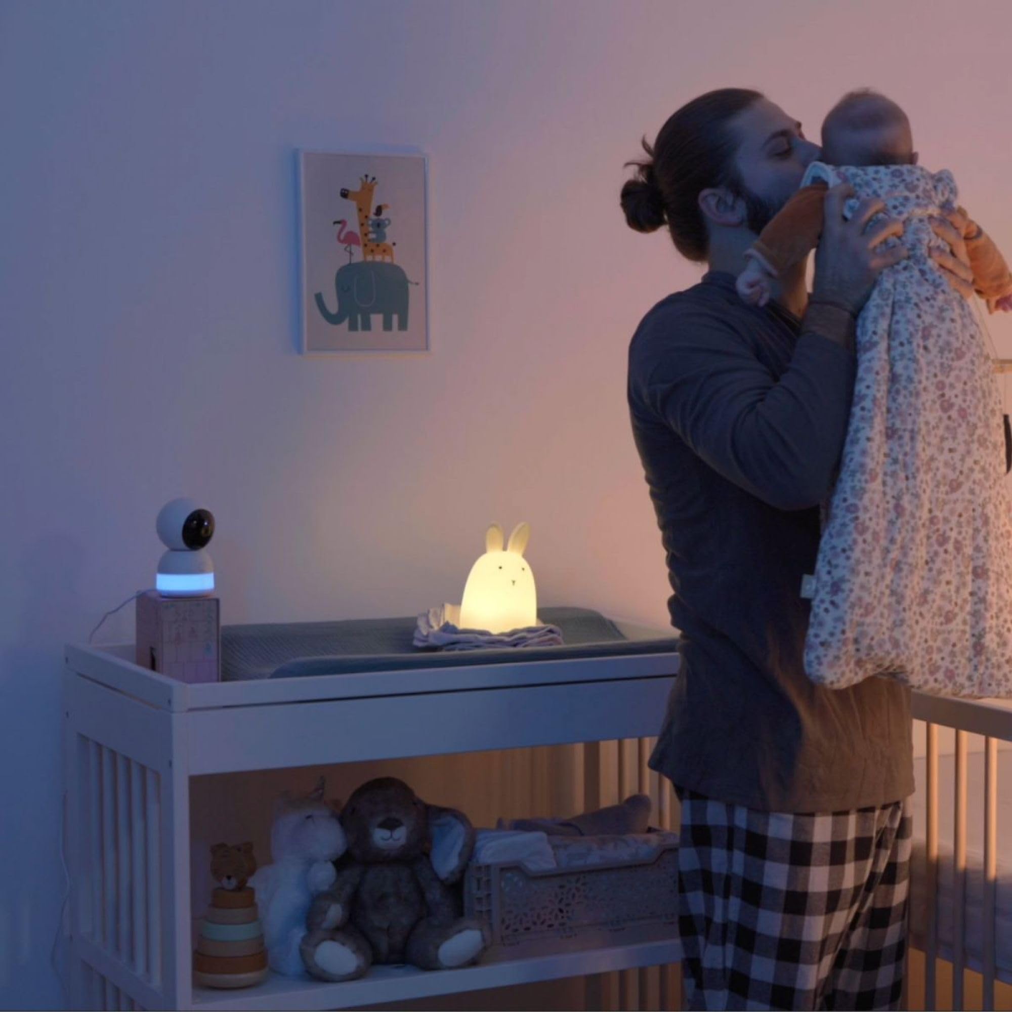 b-aba-telecamera-aggiuntiva-baby-monitor-zen-night-light-hd-3-mp-rotazione-360-v image 5