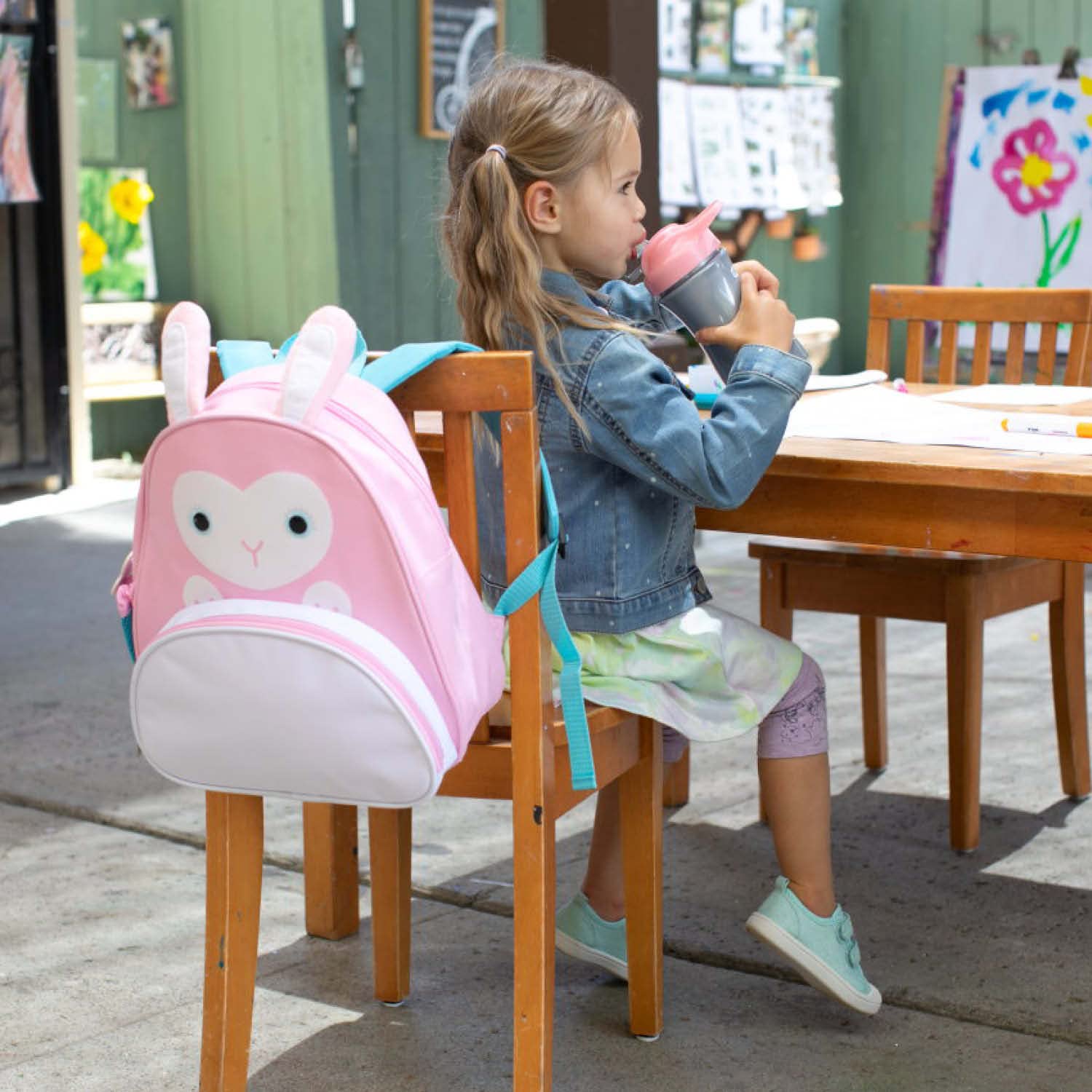chicco-pop-up-cup-bicchiere-antigoccia-350-ml-con-beccuccio-in-silicone-apertura image 7