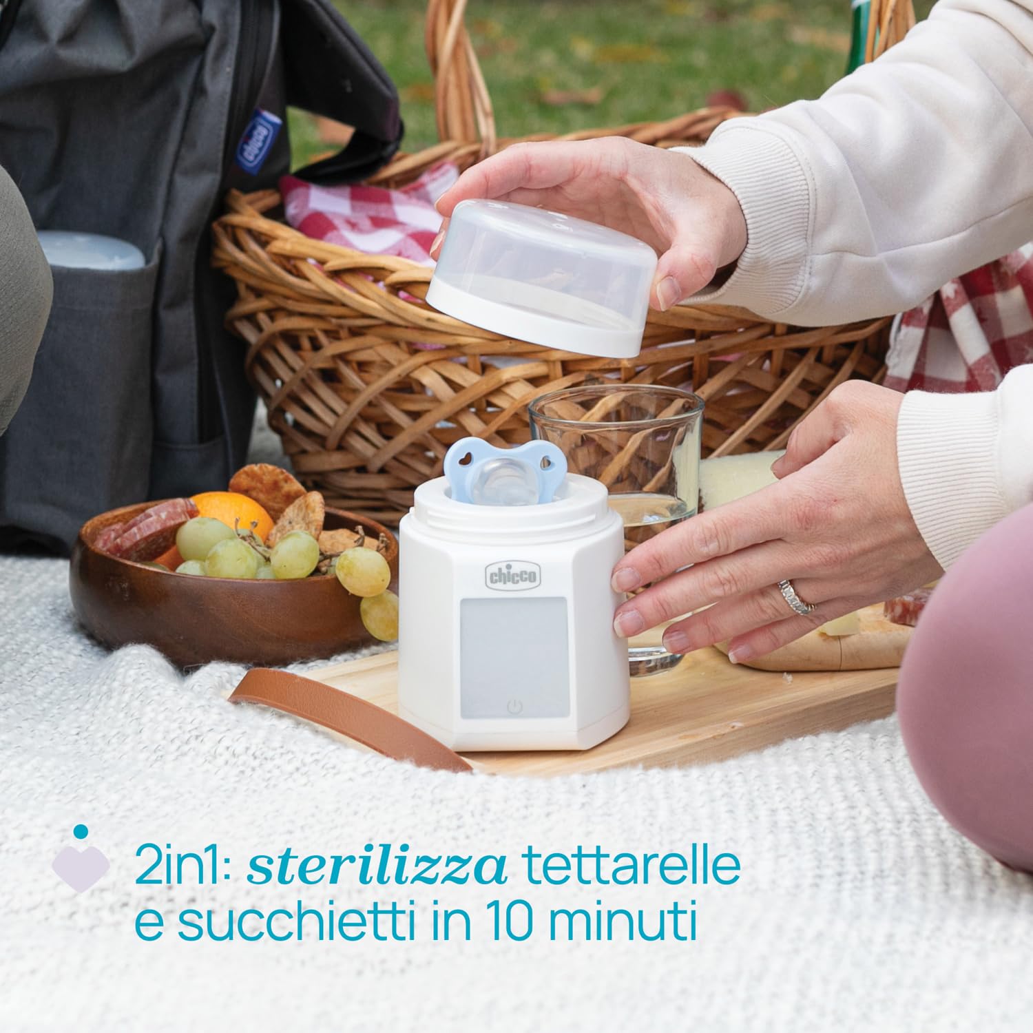 chicco-scaldabiberon-portatile-senza-fili-multifunzione-con-sterilizzatore-integ image 4