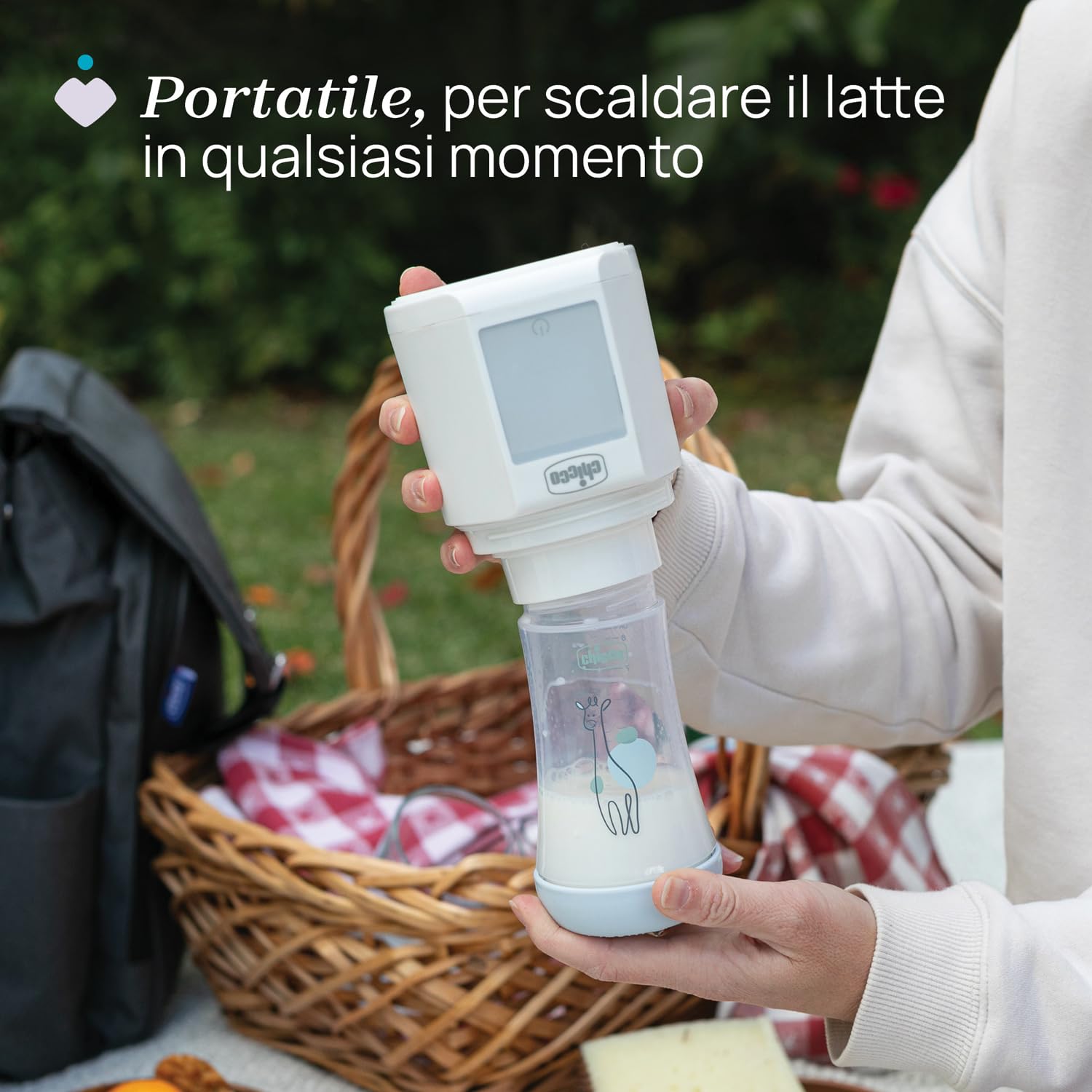 chicco-scaldabiberon-portatile-senza-fili-multifunzione-con-sterilizzatore-integ image 2